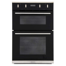 Rangemaster RMB9045BL/SS Electric Double Oven - Black &
