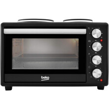 Beko MSH28B Mini Oven and Hob, 18/8 Stainless
