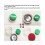 Cover Button Kit With 5 Different Size Buttons & Tools, Diy Fabric Button With Maker, 100 Button Se 5