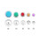 Cover Button Kit With 5 Different Size Buttons & Tools, Diy Fabric Button With Maker, 100 Button Se 6