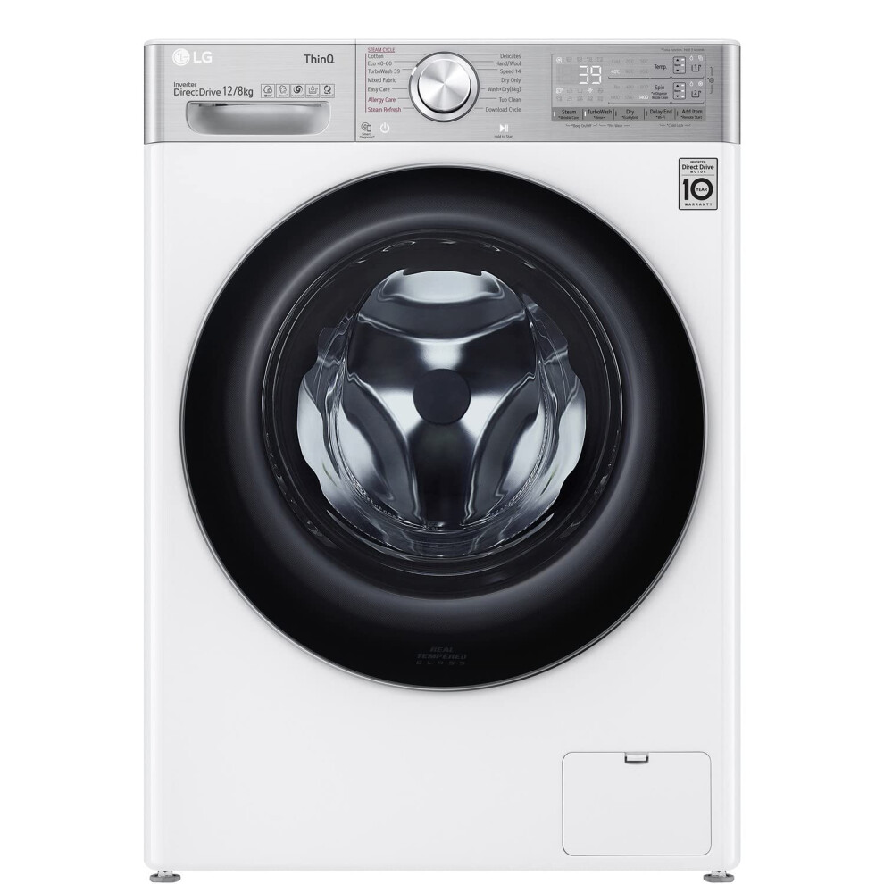 Lg V11 Fwv1128wtsa Ezdispense 12Kg/8Kg Freestanding Washer Dryer