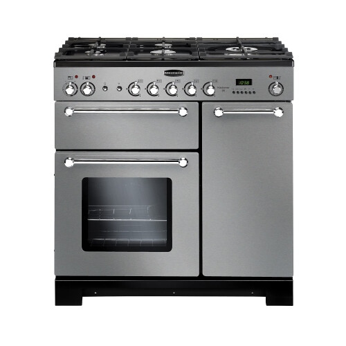 Rangemaster Rangemaster KCH90DFFSS/C Freestanding Range Cooker, Two Fan Ovens,