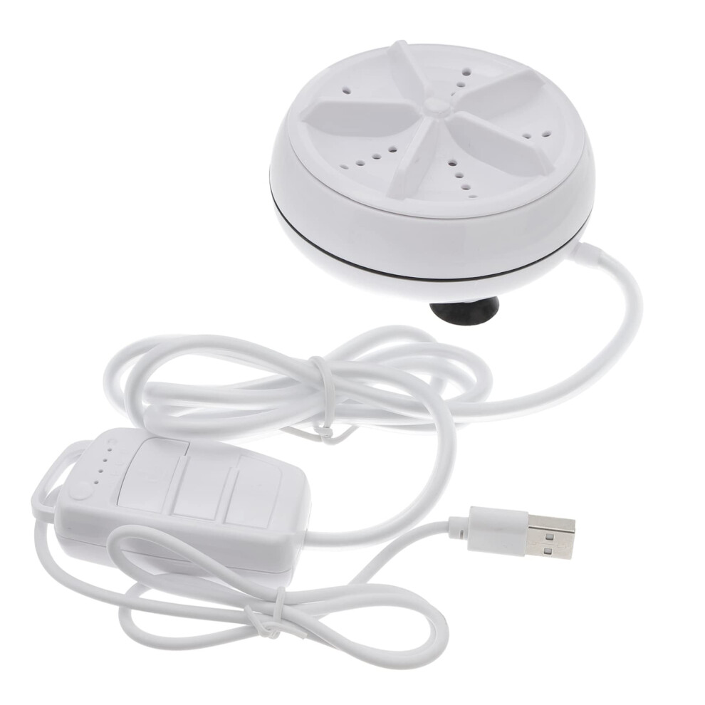 Tofficu Portable Mini Ultrasonic Washing Machine Usb Powered Travel La