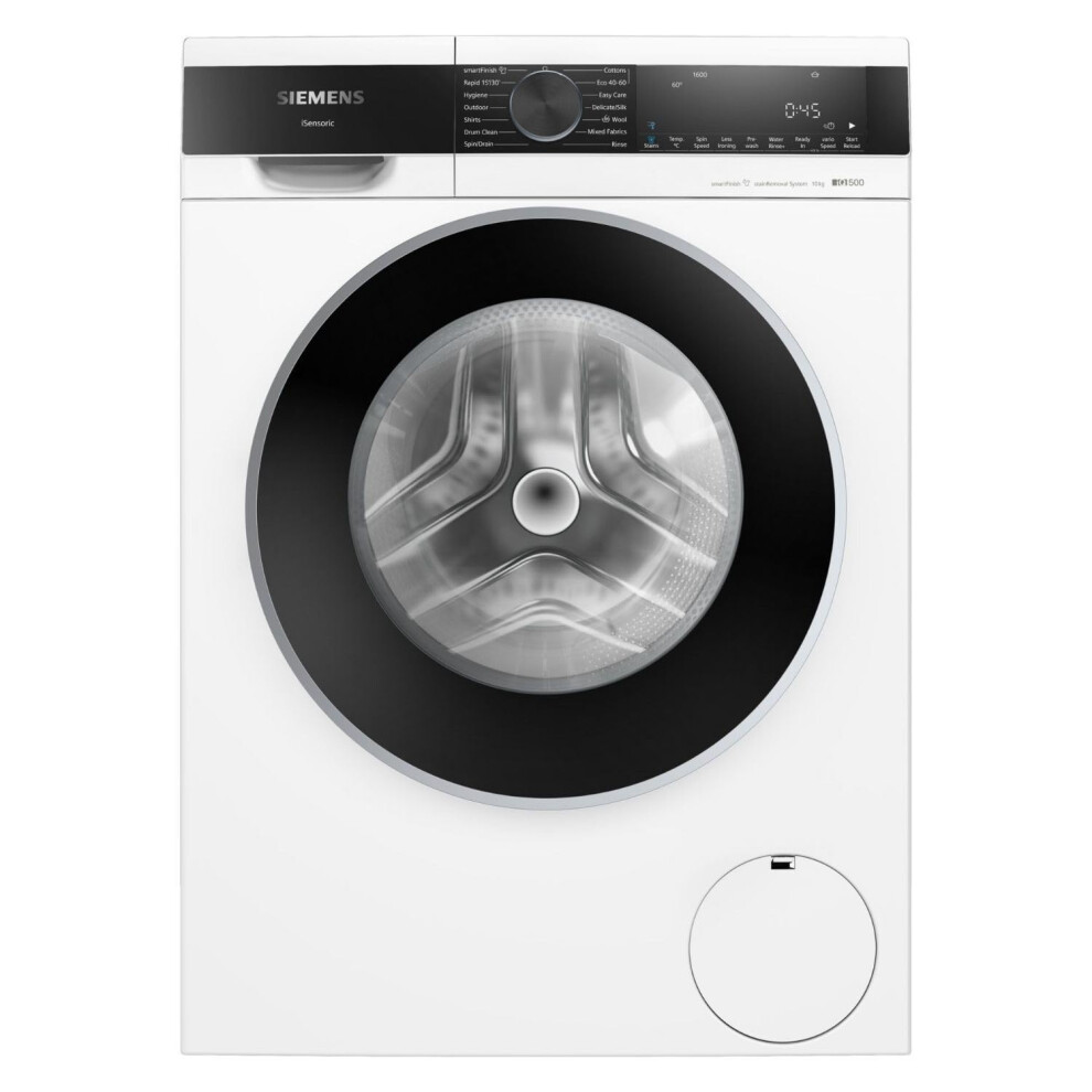 Siemens Iq500 10Kg 1600Rpm Washing Machine - White