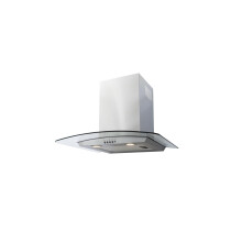 Amica AEC60SS 60cm curved glass extractor, stainless steel