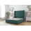 (2'6 Small Single, Emerald) Sloomy Devonshire Plush Divan Bed Base No Drawers With 54" Wingback Headboard 1