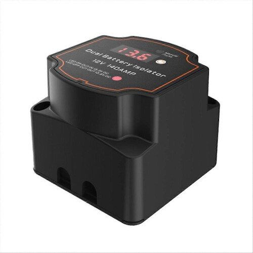 Smart Dual Battery Isolator 12V 140A Digital Voltage Sensitive Relay VSR Split Charge for Campers Ca 2