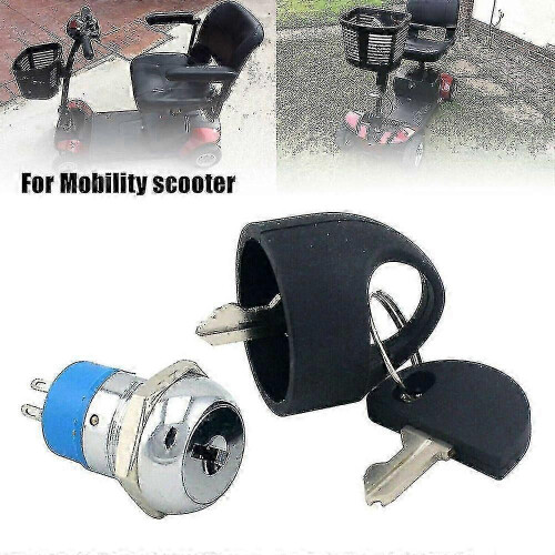 Replacement Mobility Scooter Spare Start On/off Ignition Switch With Key 2