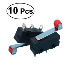 10 Pcs Micro Lever Switch Roller Switch Roller Micro Switch Lever Switch Micro Switch