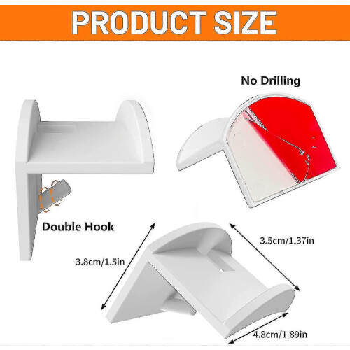 10 Pcs Hat Hanger Organiser, Cap Organizer Wall Baseball Cap Holder 2