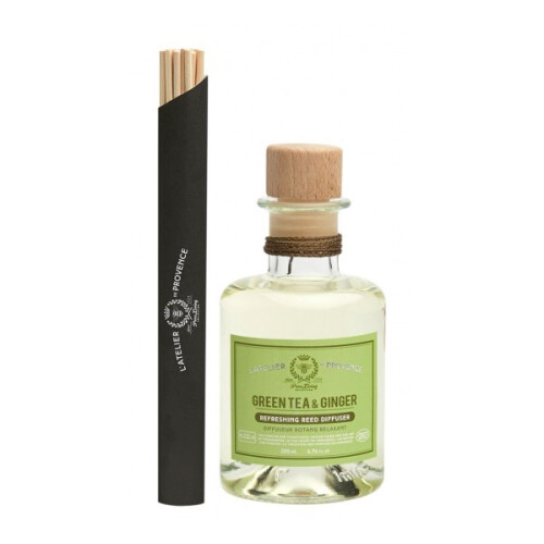 L'Atelier de Provence - Green Tea & Ginger - Aromatic Reed Diffuser 200ml
