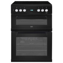 Beko EDC633K 60cm Freestanding Double Oven Electric Cooker