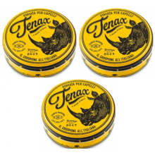 TENAX Pack of 03 HAIR POMADE - EXTRA STRONG HOLD - SUPER SHINE 3x125ml