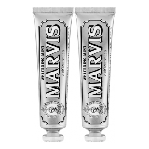 Marvis MARVIS Pack of 02 Whitening Mint Toothpaste 2x75ml