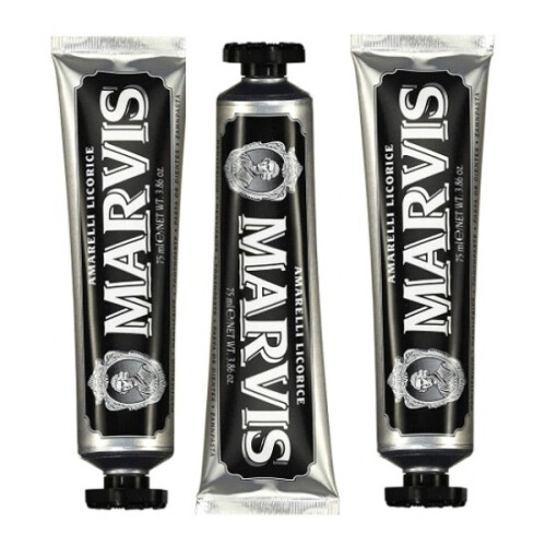 Marvis MARVIS Pack of 03 Amarelli Licorice Toothpaste 3x75ml