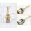 2pcs Brass Ceramic Faucet Valves Replacement Cartridges(red+blue) 3