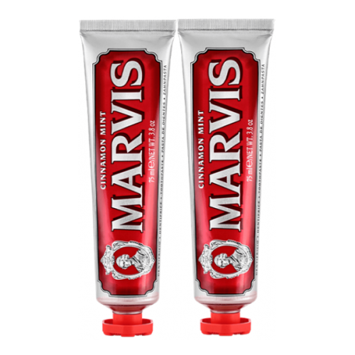Marvis MARVIS Pack of 02 Mint Cinnamon Toothpaste 2x75ml