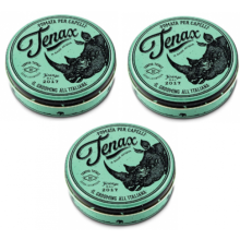 TENAX Pack of 03 HAIR POMADE - TOTAL HOLD - EXTRA SHINE 3x125ml
