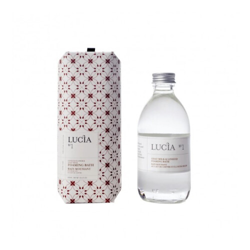 Lucia Foaming Bath 300ml  Goat Milk & Lindseed