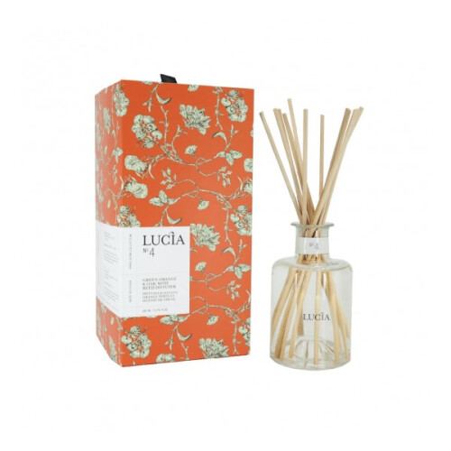 Lucia - Aromatic Reed Diffuser 200ml-Green Orange & Oak Moss