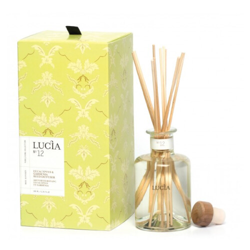 Lucia - Aromatic Reed Diffuser 200ml-Eucalyptus & Gardenia