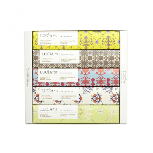 Lucia - Room Spray Set 5x27ml  FRAGRANCE:8+9+10+11+12