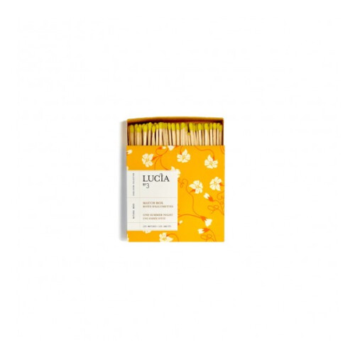 Lucia- Match Box (125 units)  Tea Leaf & Wild Honey