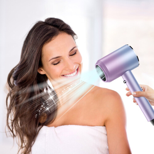 Συμβατό πιστολάκι μαλλιών Revair, μοντέλο 110000RPM, μωβ 2