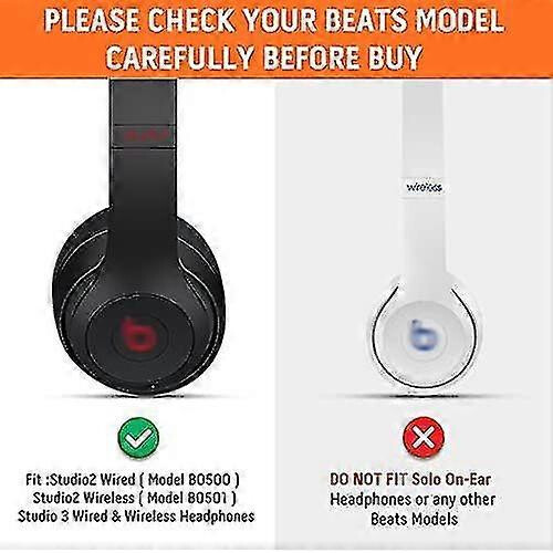 Replacement Ear Pads For Beats Studio 3 , Ear Cushions For Beats Studio 2&studio 3 Wired & Wireless (grey) 2