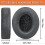 Replacement Ear Pads For Beats Studio 3 , Ear Cushions For Beats Studio 2&studio 3 Wired & Wireless (grey) 4