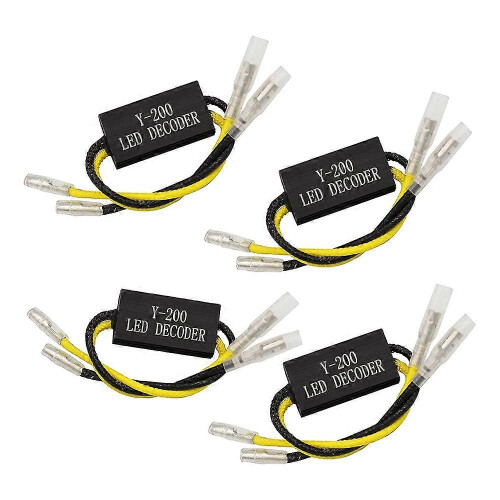 12V Motorrad-LED-Lastwiderstand, LED-Decoder, LED-Blinker, Blinker-Fehlerbeseitiger für 1