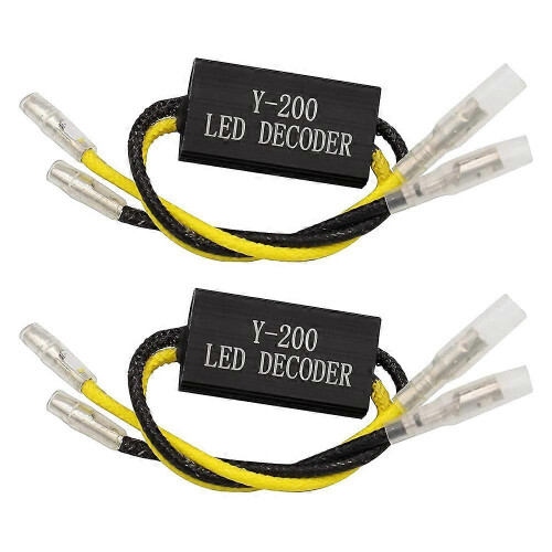 12V Motorrad-LED-Lastwiderstand, LED-Decoder, LED-Blinker, Blinker-Fehlerbeseitiger für 2
