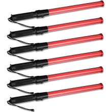 pezzi Bacchetta segnaletica stradale da 41 cm Bacchetta segnaletica stradale luminosa a LED con 2 modalità di lampeggio