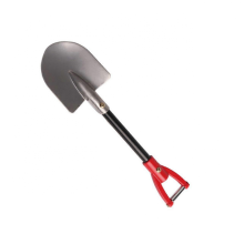 Pala in metallo, modello giocattolo per auto RC, mini pala decorativa con manico e aspetto metallico per giardini fatati