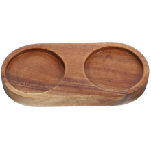 Vassoio per bottiglie di pepe e sale Vassoio in legno per macinapepe Vassoio per macinapepe Vassoio in legno