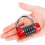 Gym Locker Lock, 5 Letter Combination Lock Password Sturdy Security Padlock (red) 6