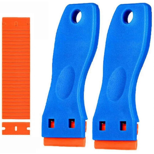 Plastic Scraper With Plastic Blades - Not Damage Removing Glues, Decals1set-blue 1