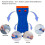 Plastic Scraper With Plastic Blades - Not Damage Removing Glues, Decals1set-blue 3