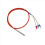 Temperature Sensor PT100 Waterproof Wire Thermal Resistance Silicon Wire Protection Cable 2