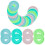 80pcs Binder Discs Notebook Binding Discs Planners Binding Discs Loose-leaf Binder Discs 3