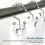 12pcs shower curtain hook, curtain hanging ring bathroom tools 3
