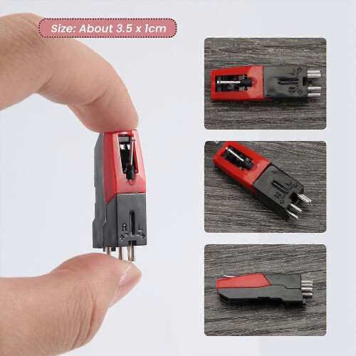 4 Pcs Turntable Replacement Stylus Needles Turntable for LP Ion Phonograph Record Player 2