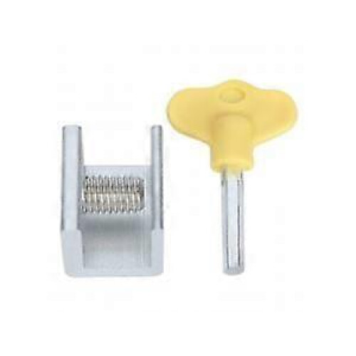 10X Adjustable Aluminum Sliding Window Locks with Key - Easy Install, High-Quality, Portable Security 1