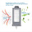 8er-Packung / Wiederverwendbare Premium-CPAP-Filter für DreamStation 2 CPAP 4