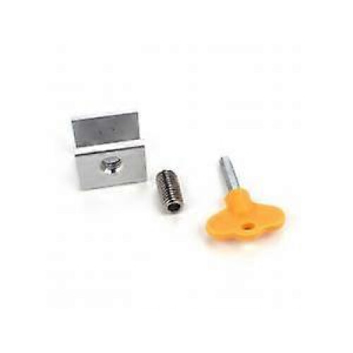 10X Adjustable Aluminum Sliding Window Locks with Key - Easy Install, High-Quality, Portable Security 2