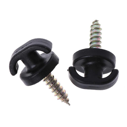 2 Pcs Universal Car Rear Trunk Envelope Cargo Net Tie Down Hook Ring Loop Hanging 2