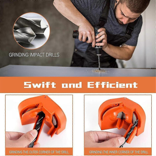 Drill Bit Sharpener - Electric Grinding Sharpener Tool for All Bits Including Twist Bits,Carbide,Kn 2