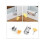 10X Adjustable Aluminum Sliding Window Locks with Key - Easy Install, High-Quality, Portable Security 6