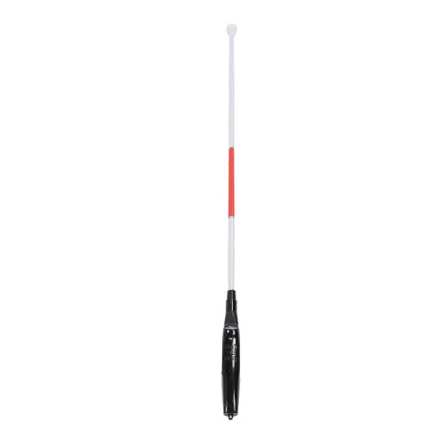 Folding Guide Cane with Electronic Voice Control Reflective Red Obstacle Avoidance for Blind People English Version 2