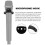 New 4Pcs Microphone Holders Microphone Clip Hook Wall Mount Type Clamp,Microphone Accessories 5